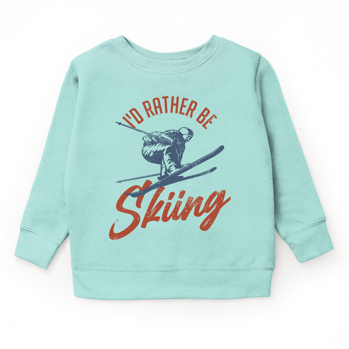 I'd Rather Be Skiing - Youth Graphic Sweatshirt