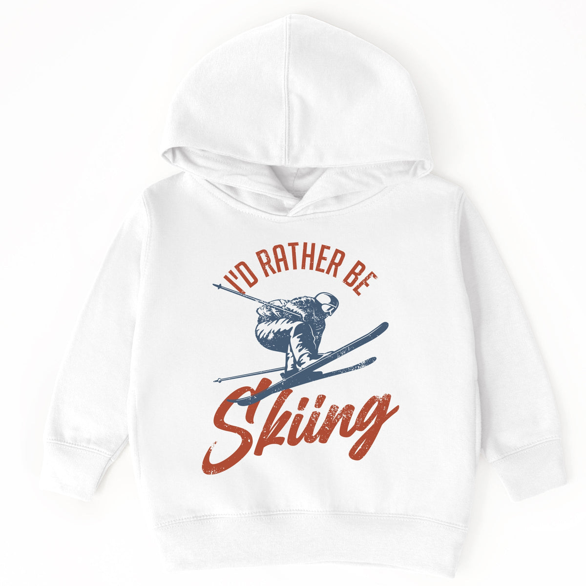 I'd Rather Be Skiing - Toddler Hoodie