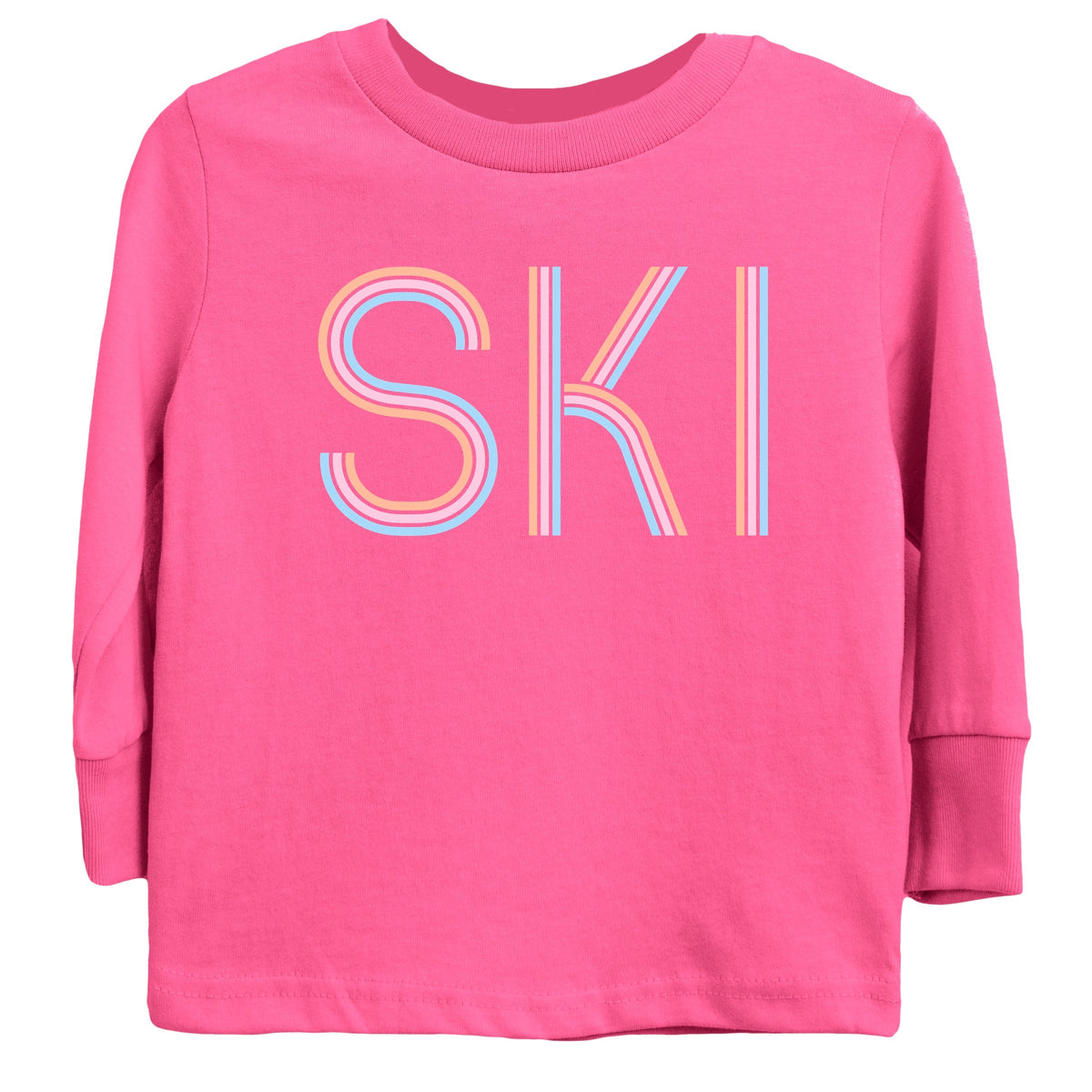 Ski Pastel - Youth Long Sleeve Graphic T-Shirt