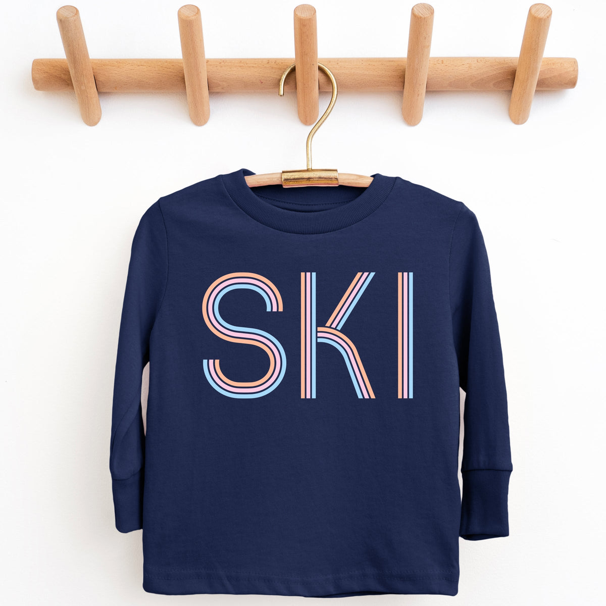 Ski Pastel - Youth Long Sleeve Graphic T-Shirt
