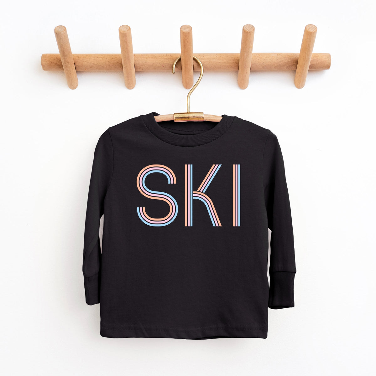 Ski Pastel - Youth Long Sleeve Graphic T-Shirt
