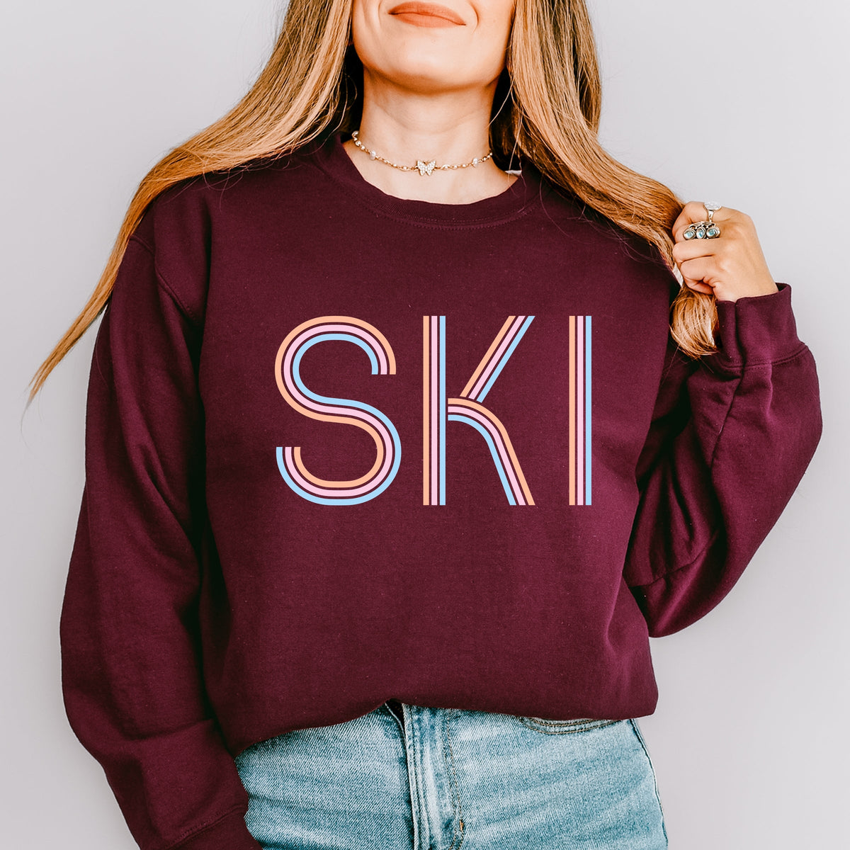 Ski Pastel - Women's Graphic Sweatshirt