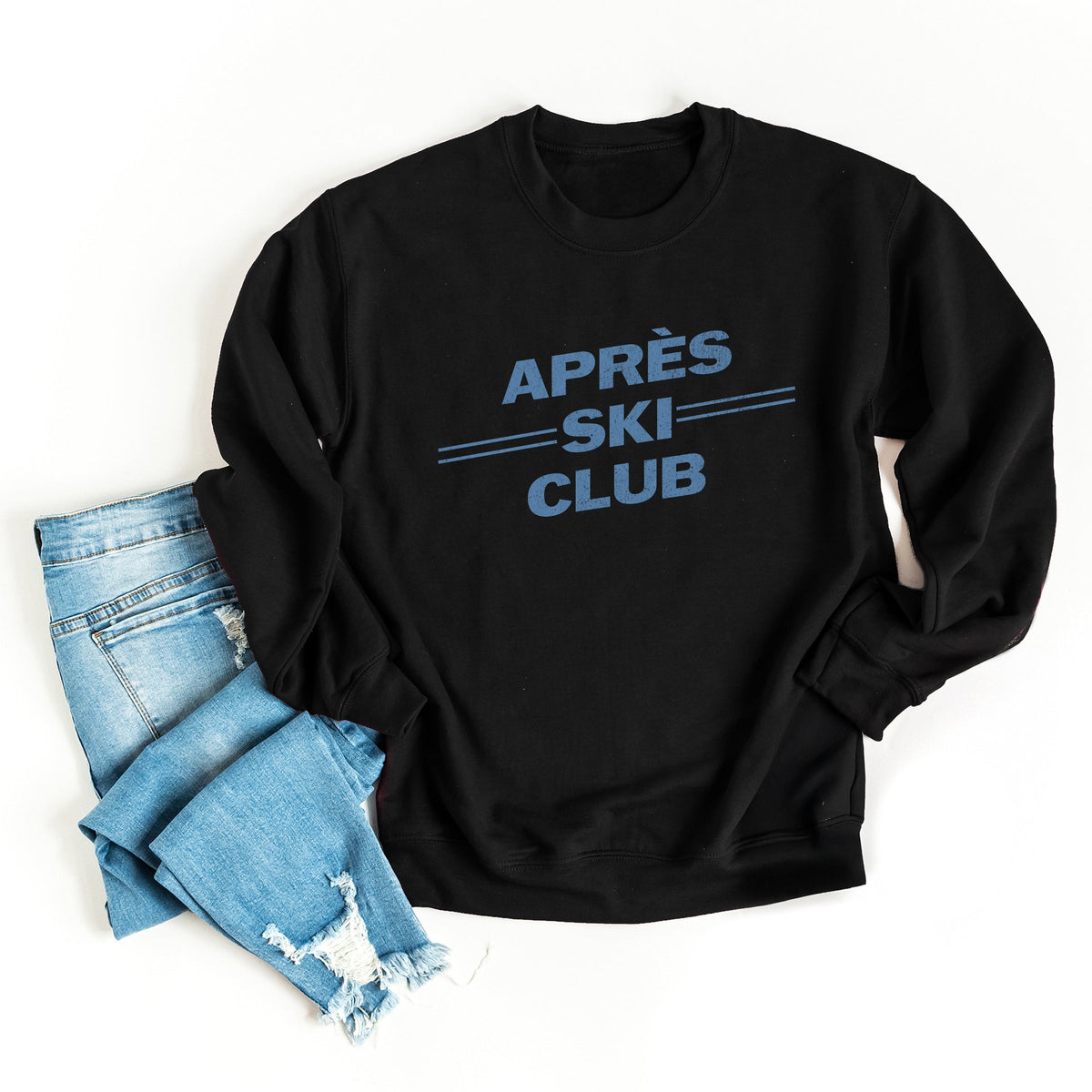 Aprés Ski Club Lines -  Women's Graphic Sweatshirt
