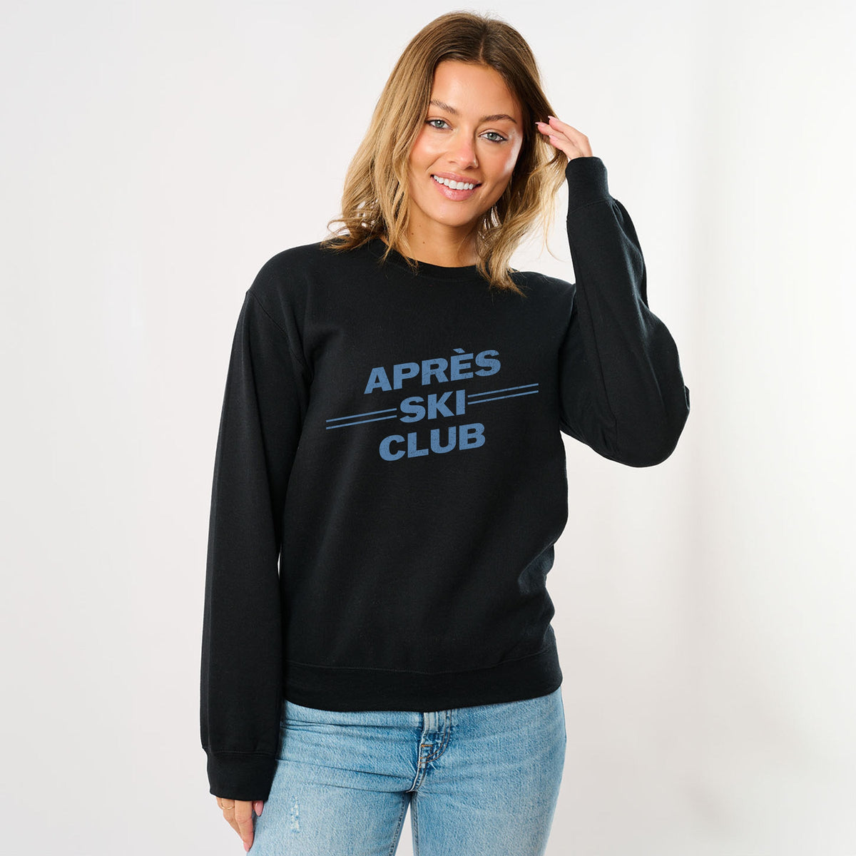 Aprés Ski Club Lines -  Women's Graphic Sweatshirt