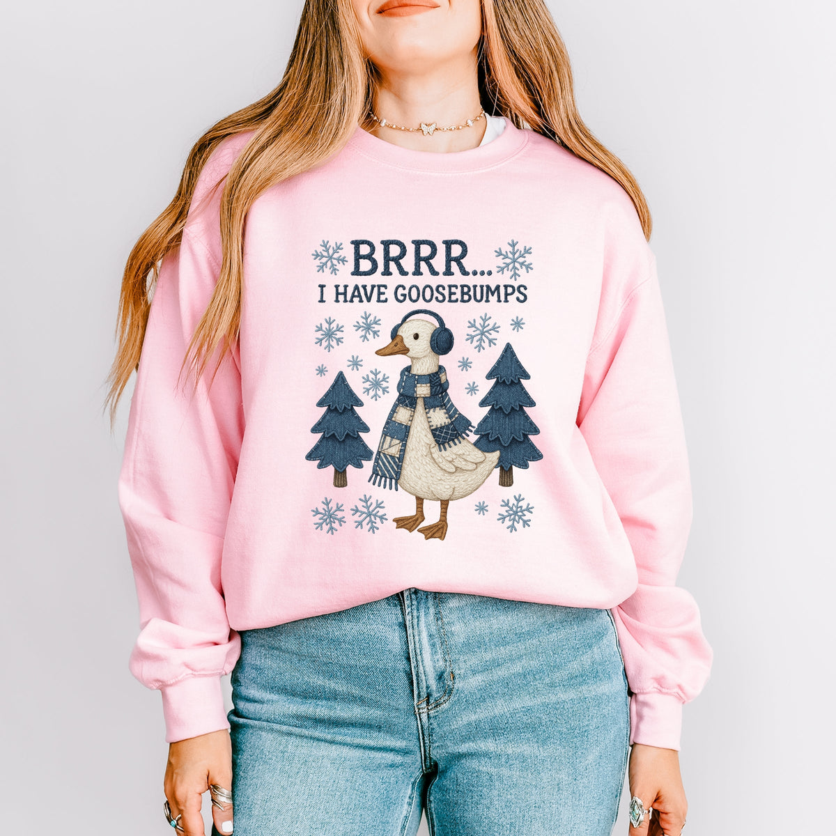 Brrr... I Have Goosebumps - Women's Graphic Sweatshirt