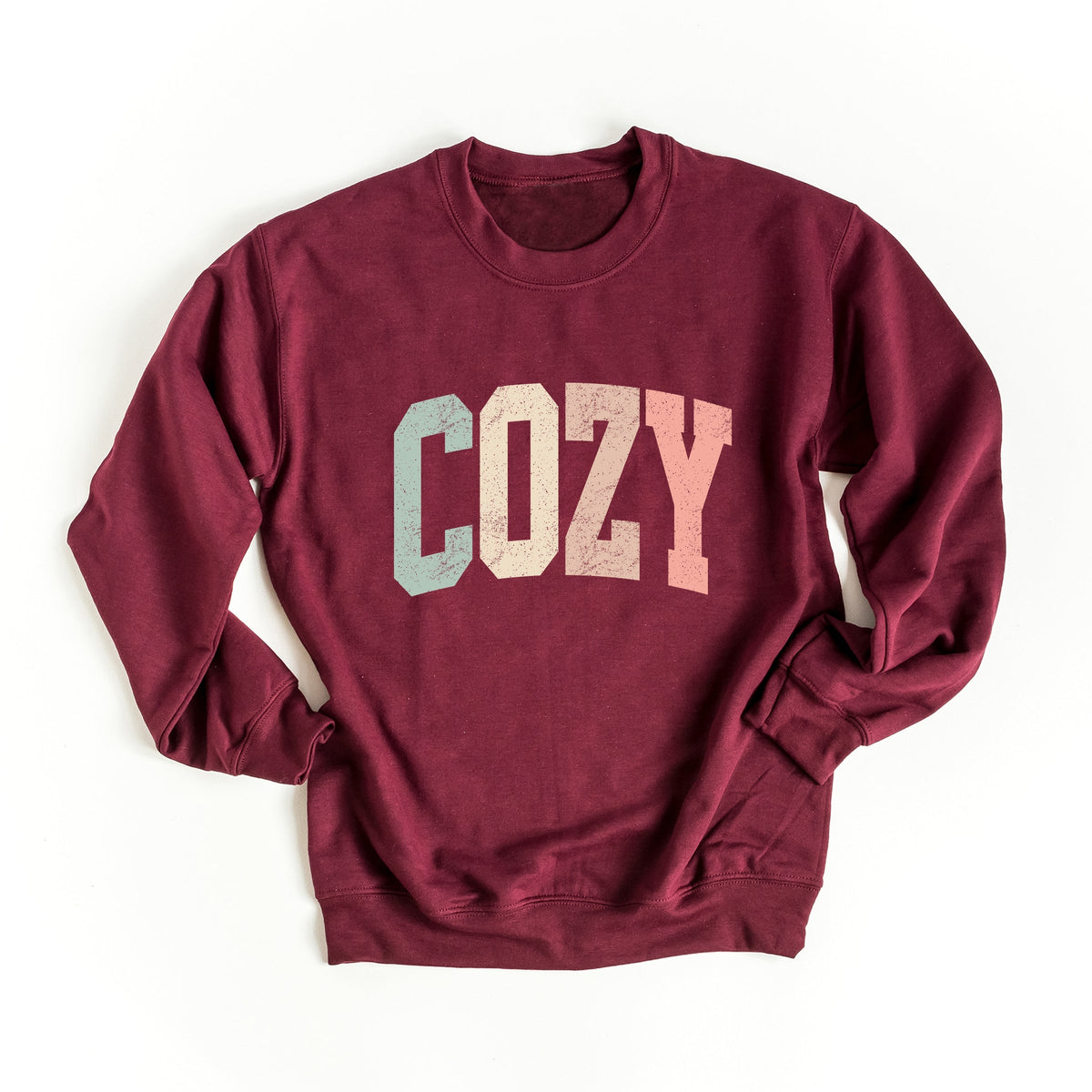 Cozy Arched Pastel - Women's Graphic Sweatshirt