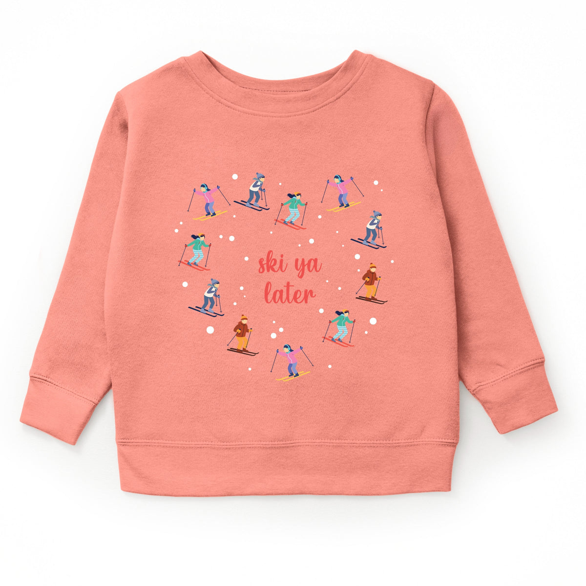 Ski Ya Later Heart - Youth Graphic Sweatshirt