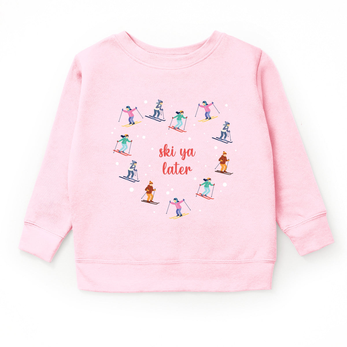 Ski Ya Later Heart - Youth Graphic Sweatshirt