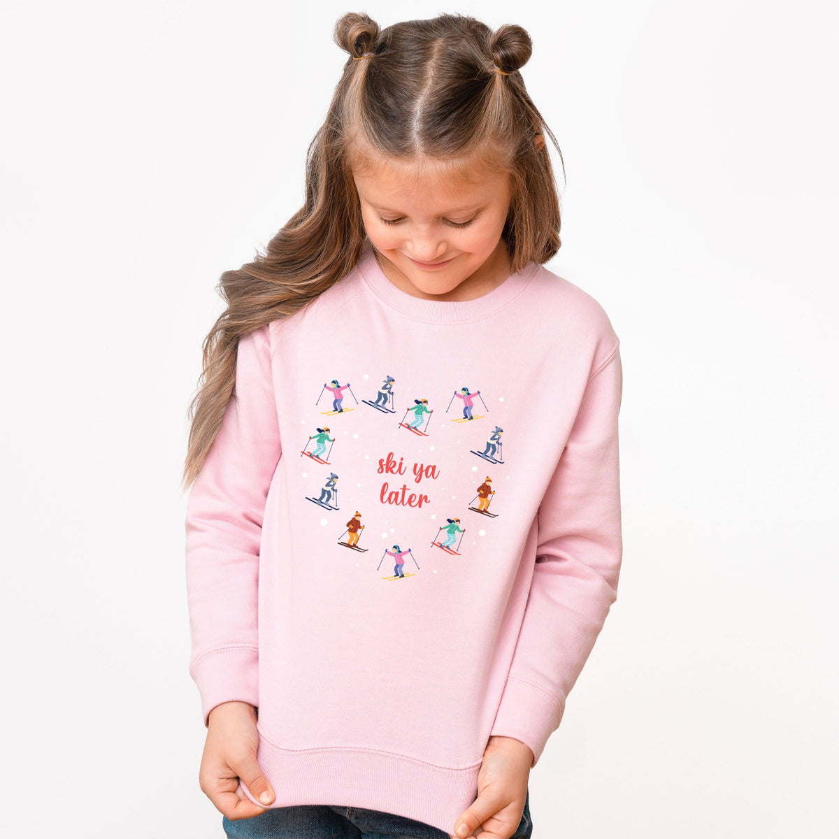Ski Ya Later Heart - Youth Graphic Sweatshirt