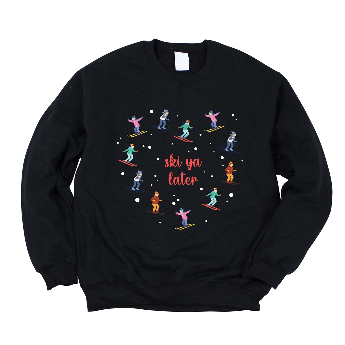Ski Ya Later Heart - Women's Graphic Sweatshirt