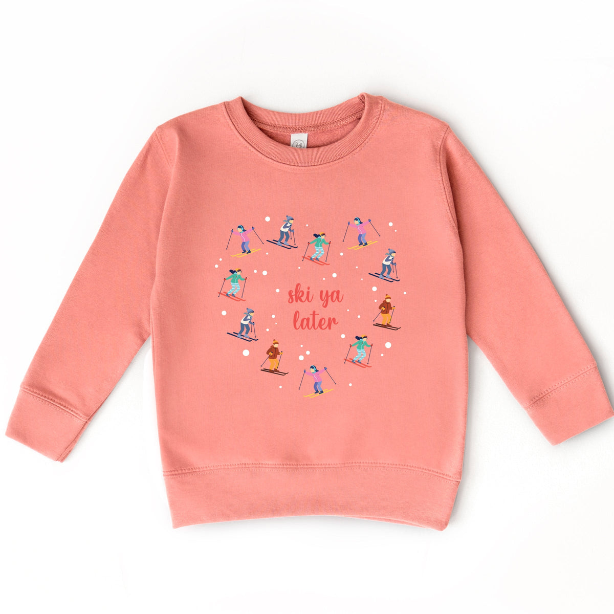 Ski Ya Later Heart - Toddler Graphic Sweatshirt
