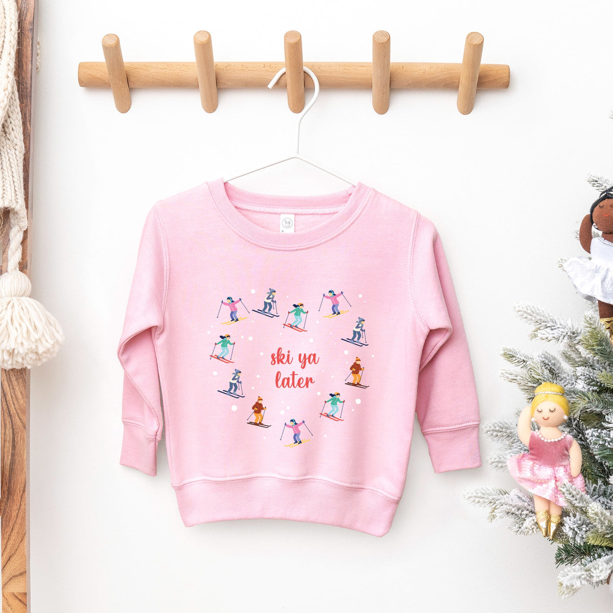 Ski Ya Later Heart - Toddler Graphic Sweatshirt