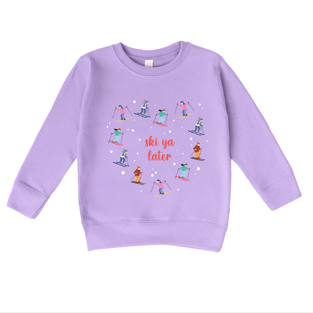 Ski Ya Later Heart - Toddler Graphic Sweatshirt