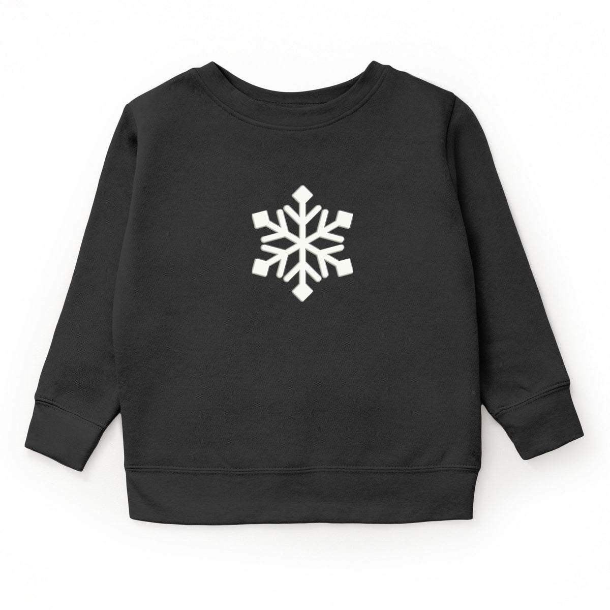 Small Snowflake Puff - Youth Graphic Sweatshirt