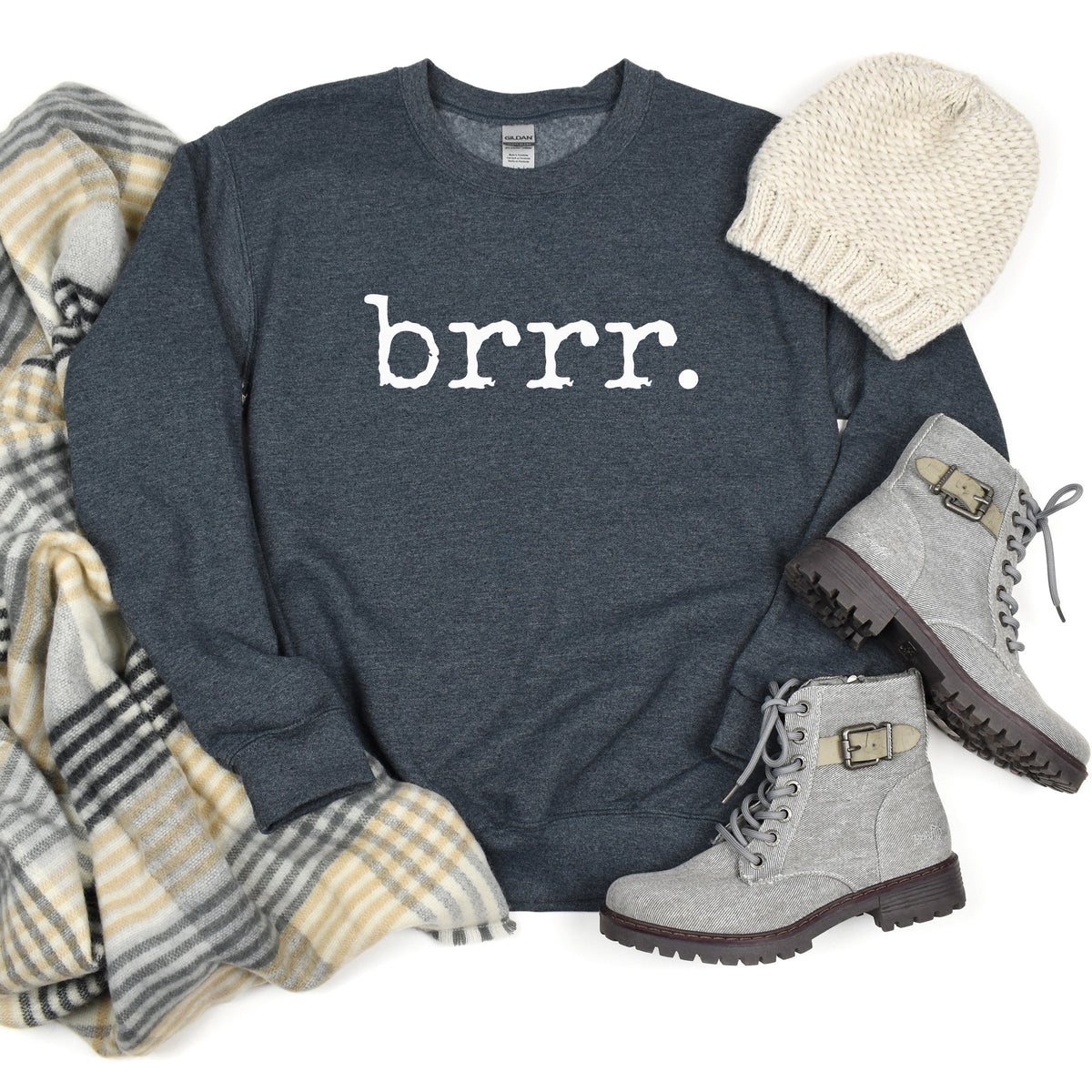 Brrr Typewriter - Women's Graphic Sweatshirt