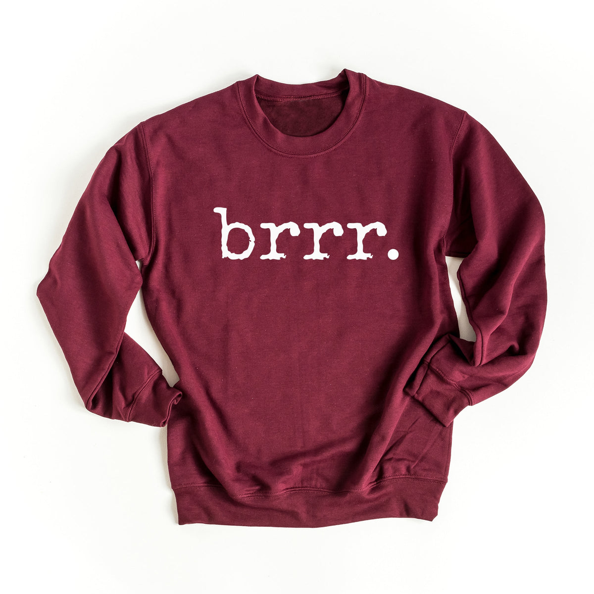 Brrr Typewriter - Women's Graphic Sweatshirt