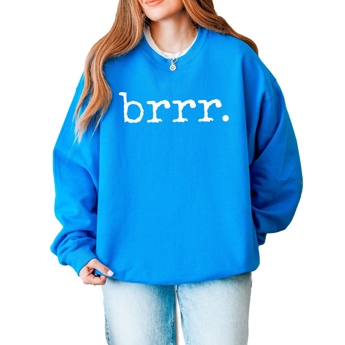 Brrr Typewriter - Women's Graphic Sweatshirt