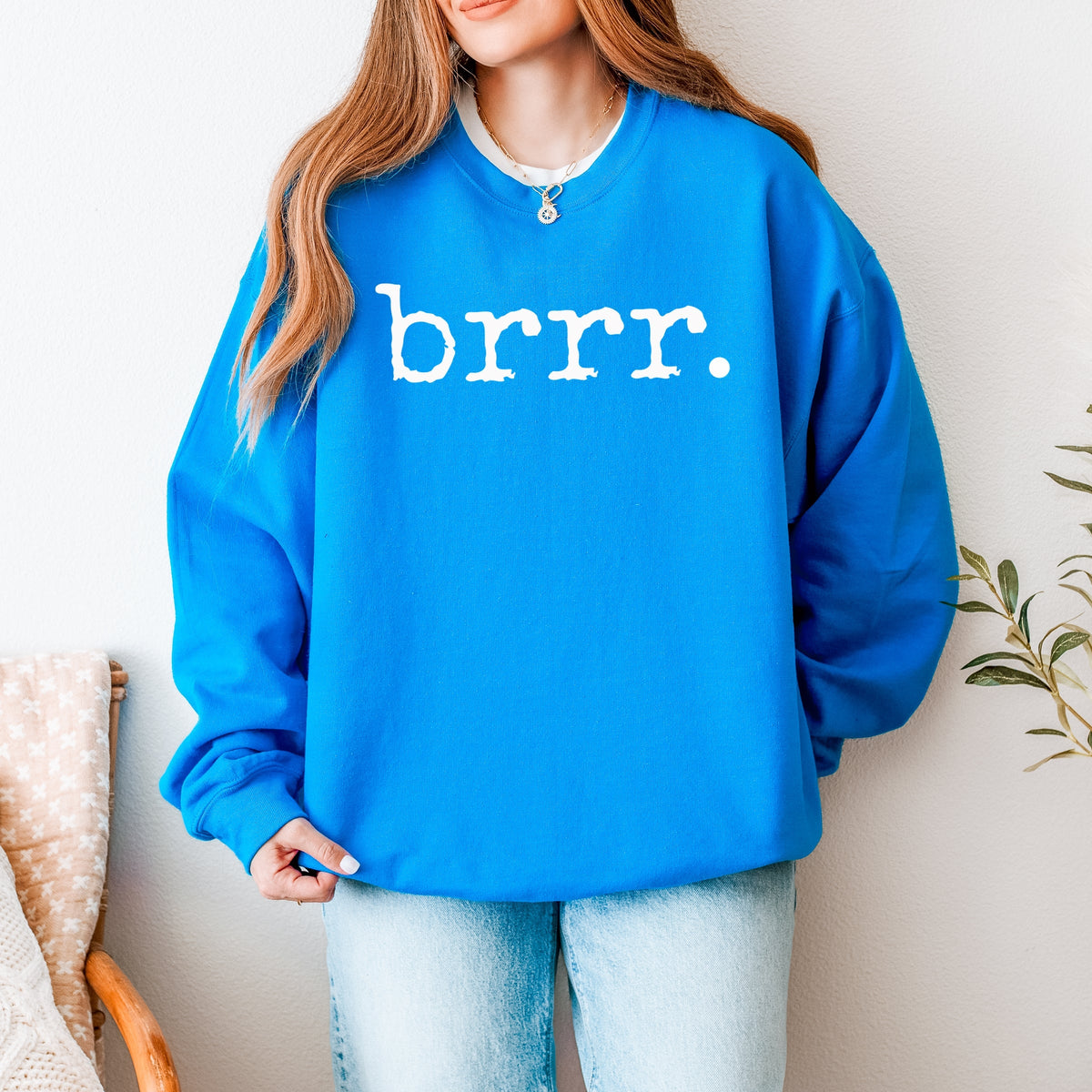 Brrr Typewriter - Women's Graphic Sweatshirt