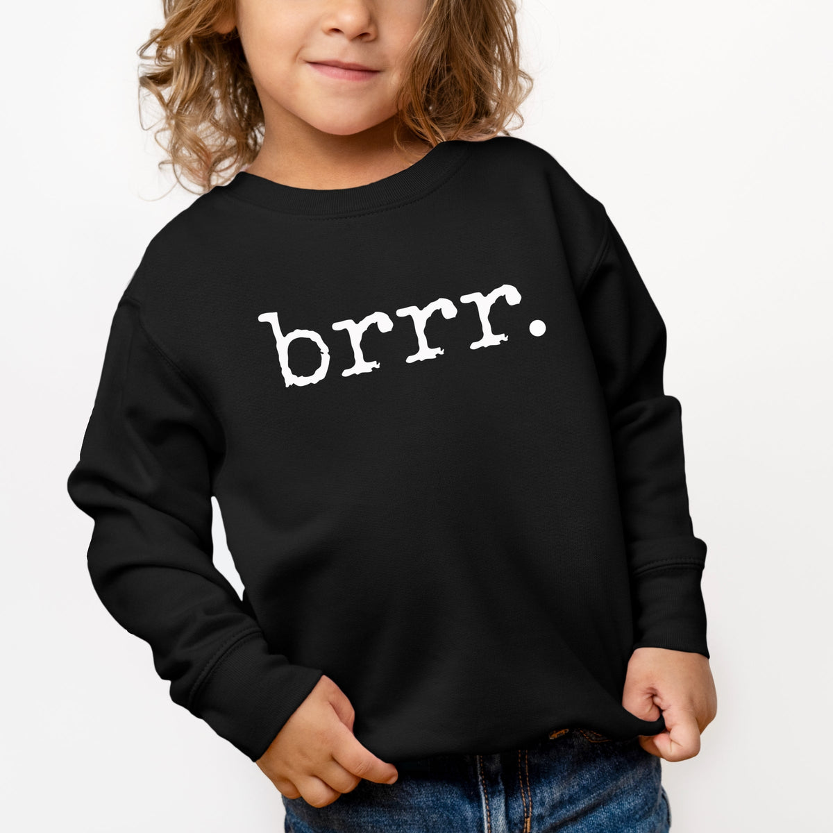 Brrr Typewriter - Toddler Graphic Sweatshirt