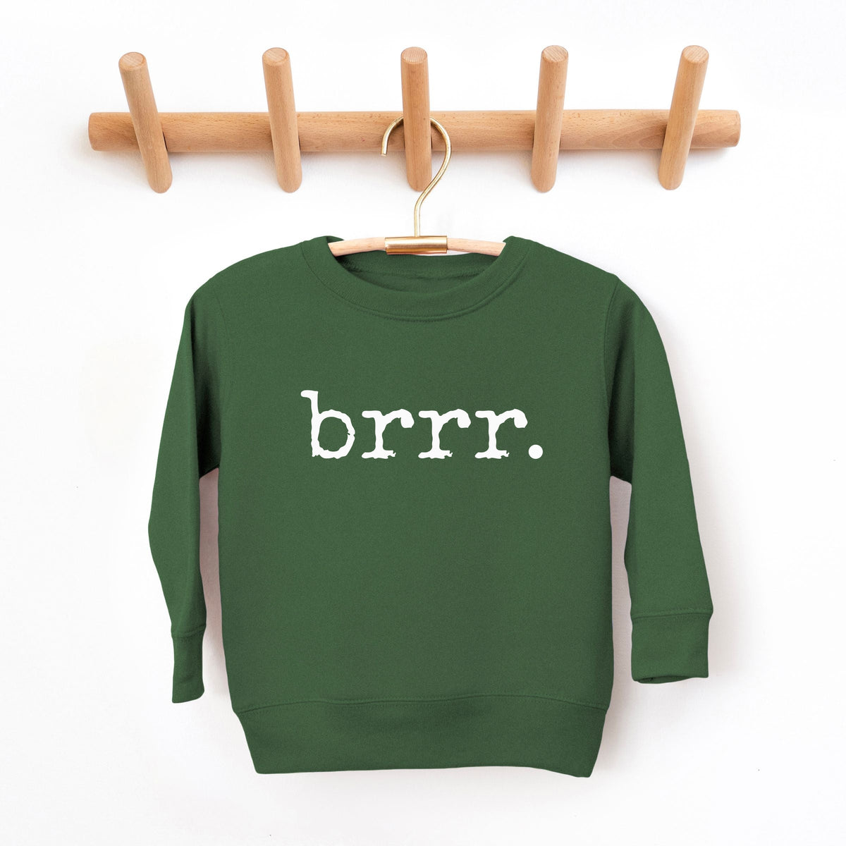 Brrr Typewriter - Toddler Graphic Sweatshirt