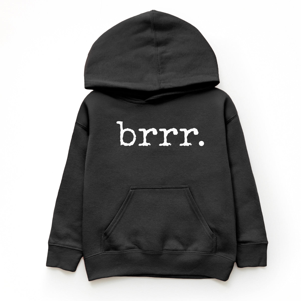 Brrr Typewriter - Youth Graphic Hoodie