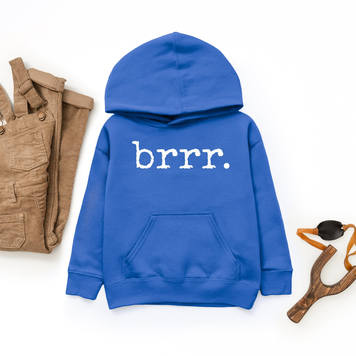Brrr Typewriter - Youth Graphic Hoodie