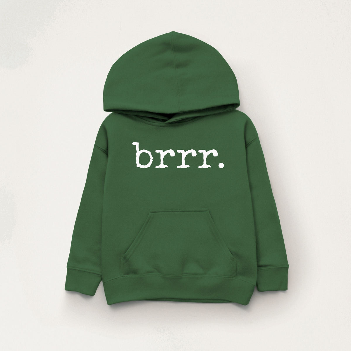 Brrr Typewriter - Youth Graphic Hoodie
