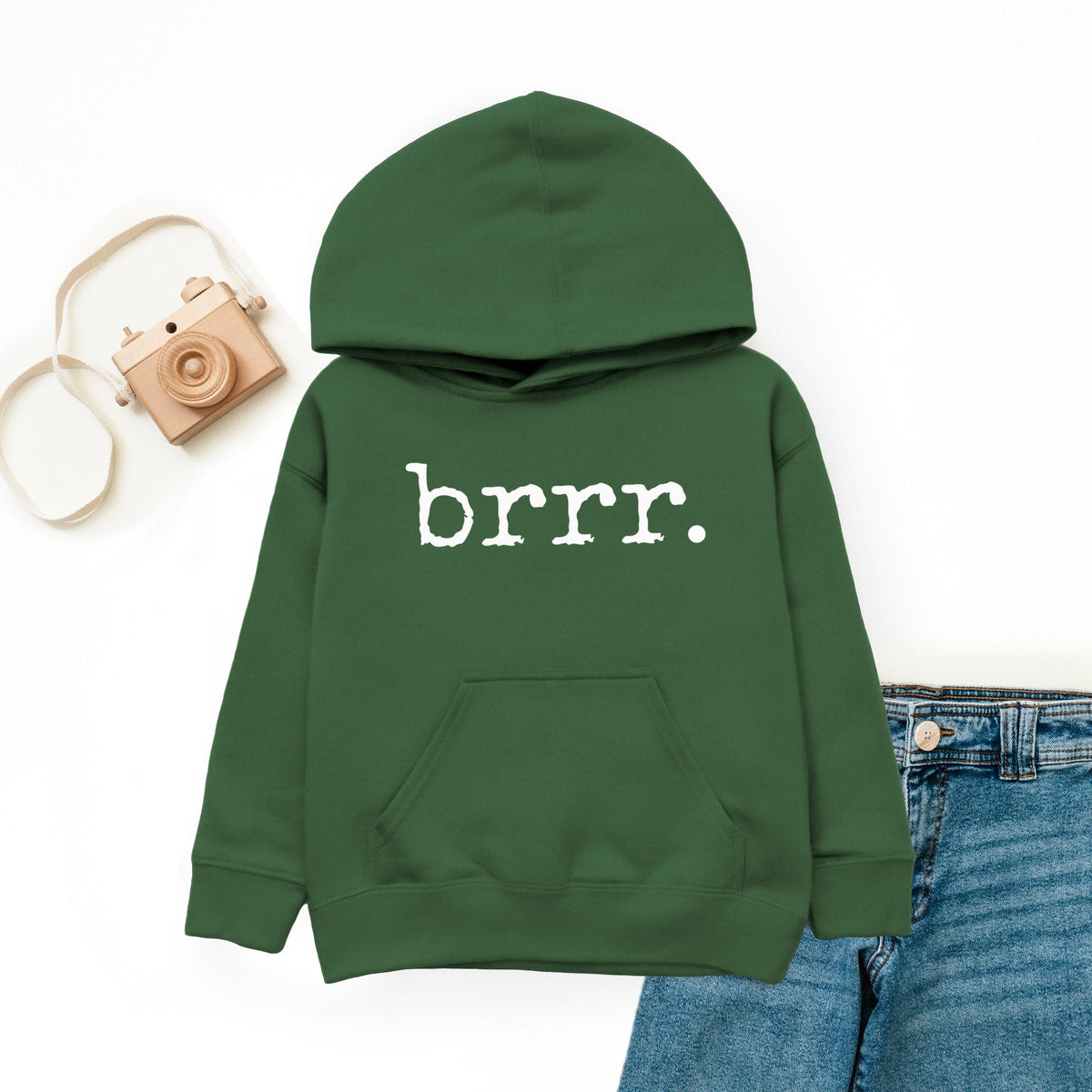 Brrr Typewriter - Youth Graphic Hoodie