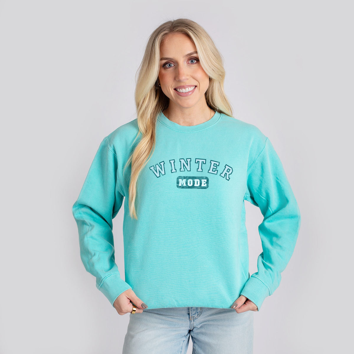Winter Mode - Women's Lightweight Garment Dyed Sweatshirt