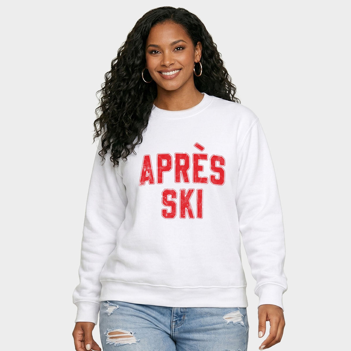 Après Ski Red - Women's Graphic Sweatshirt