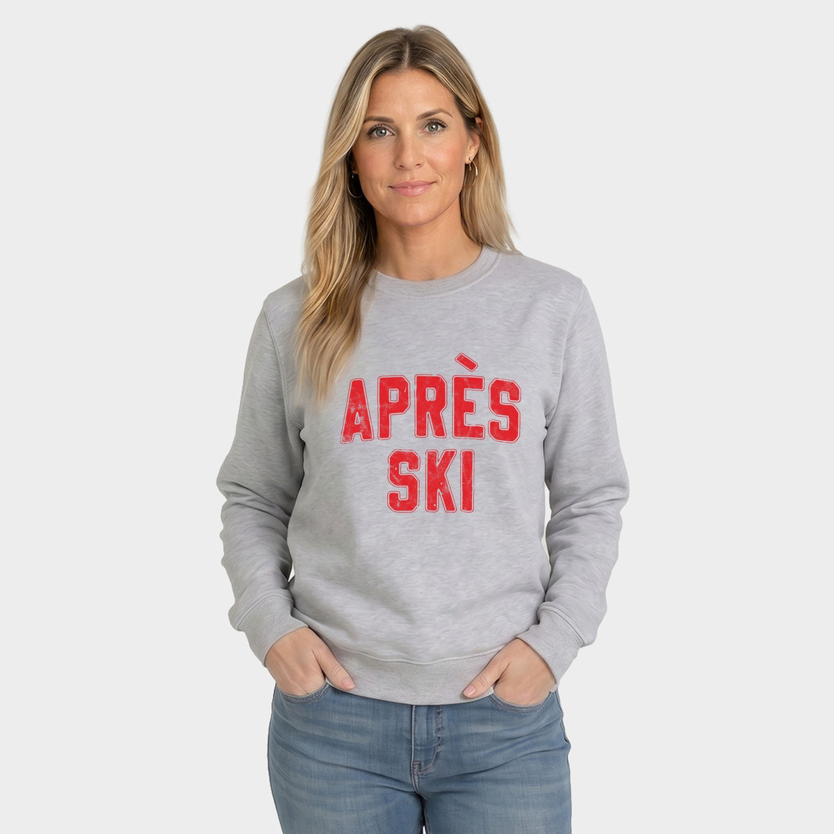 Après Ski Red - Women's Graphic Sweatshirt