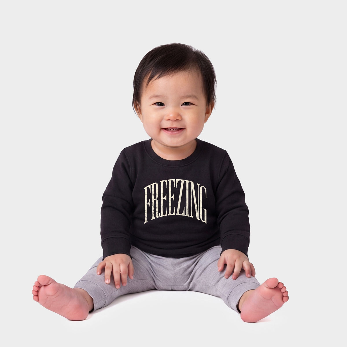 Freezing Arched - Infant Crew Fleece Sweatshirt
