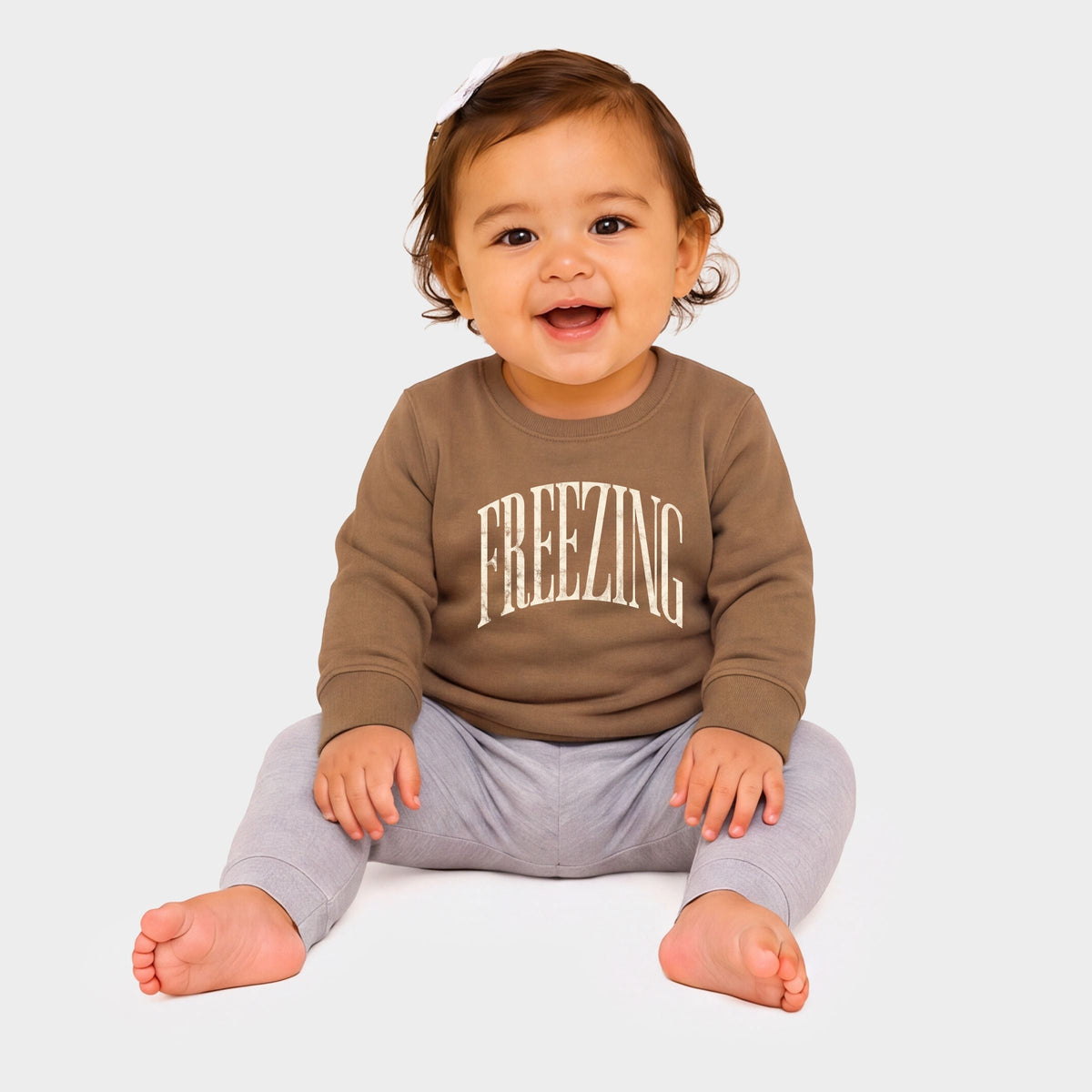 Freezing Arched - Infant Crew Fleece Sweatshirt