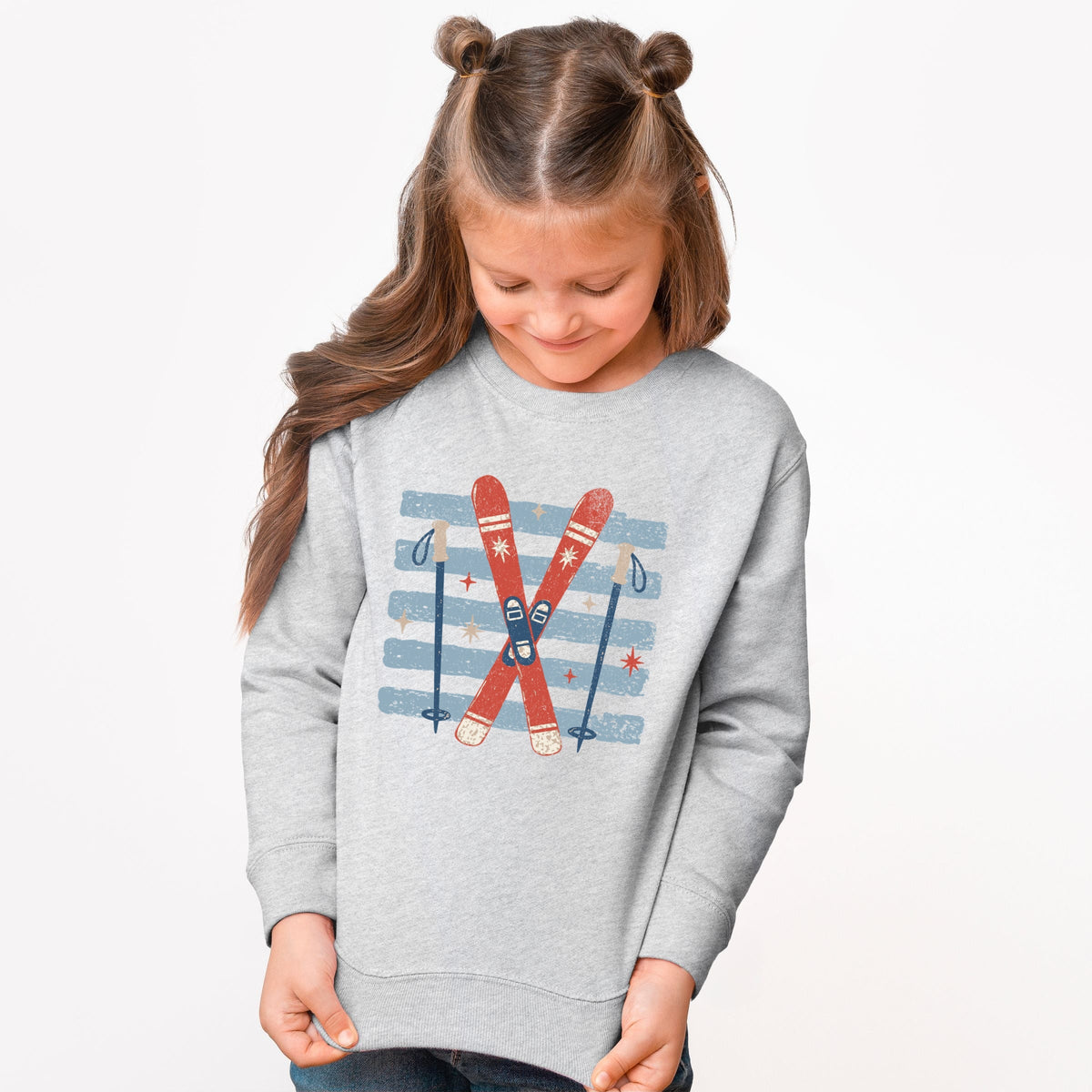 Ski Stripes - Youth Graphic Sweatshirt