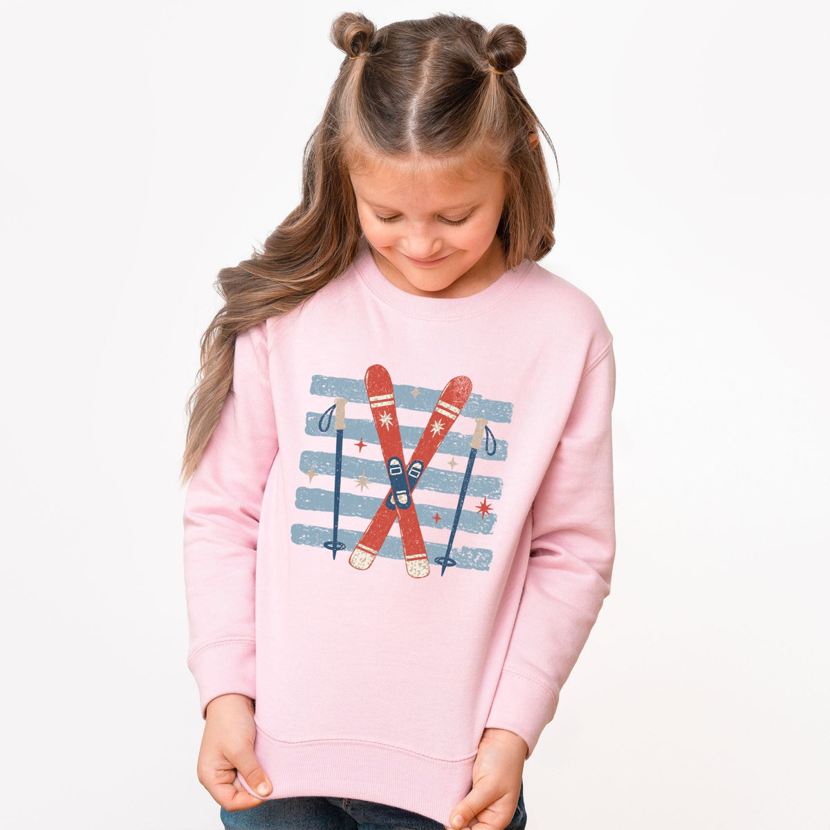 Ski Stripes - Youth Graphic Sweatshirt