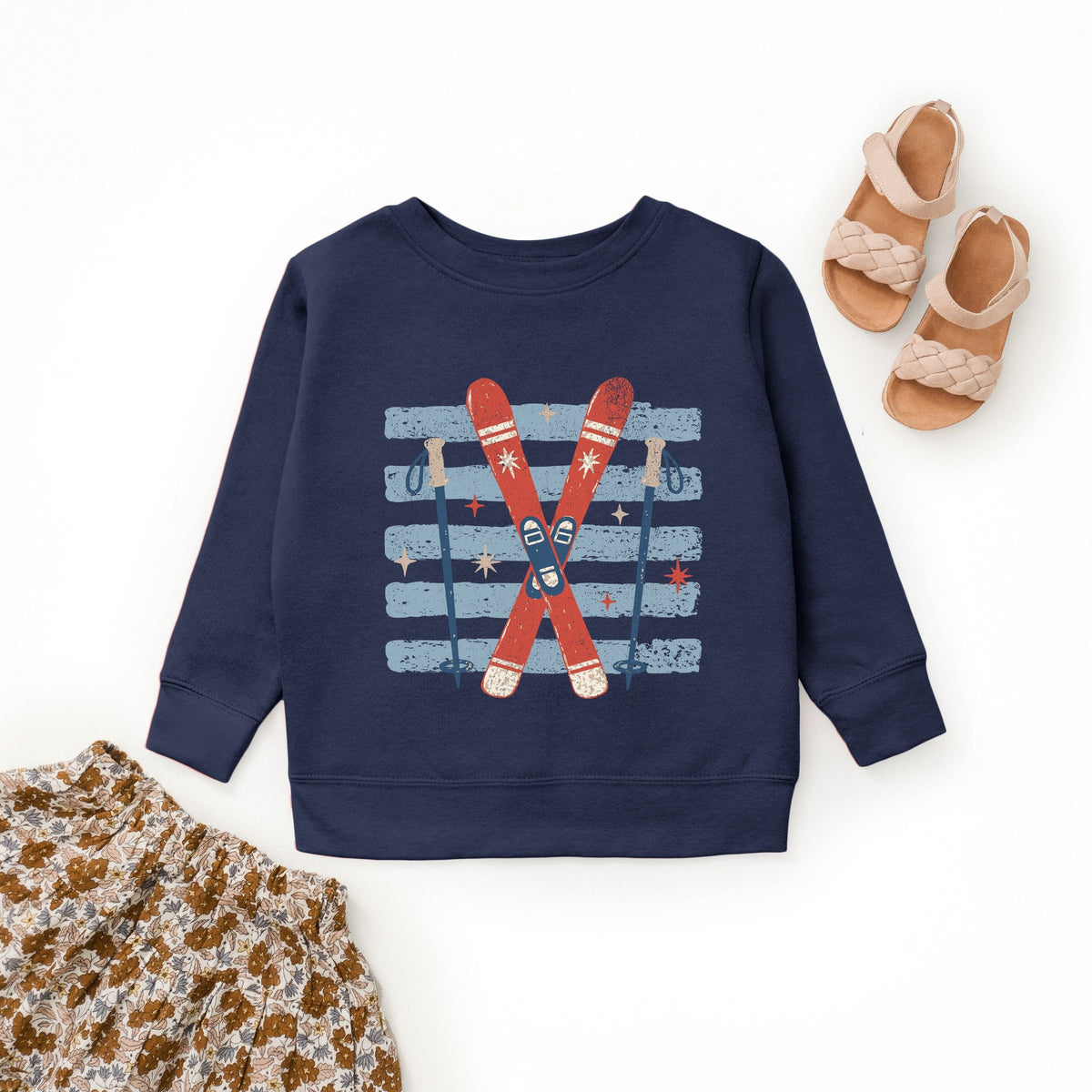 Ski Stripes - Youth Graphic Sweatshirt
