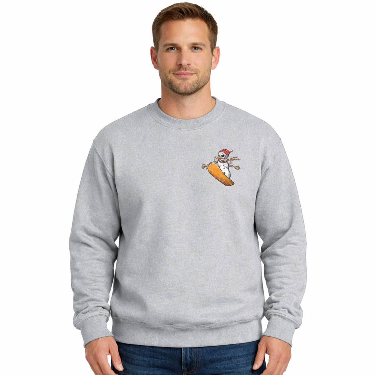 Shred It & Send It Snowman - Men's Graphic Sweatshirt