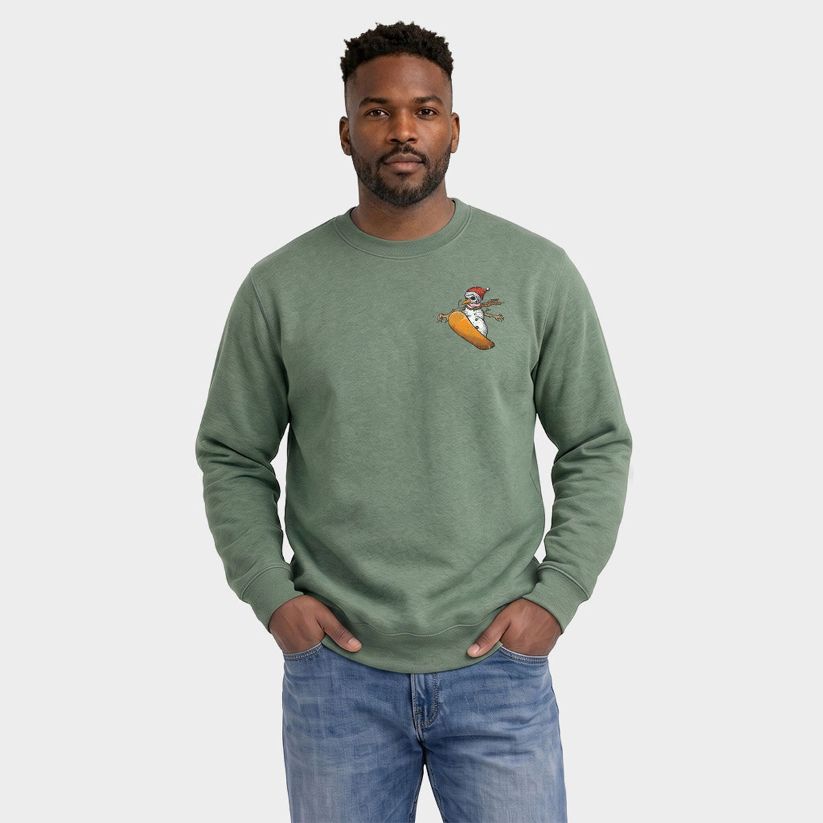 Shred It & Send It Snowman - Men's Graphic Sweatshirt
