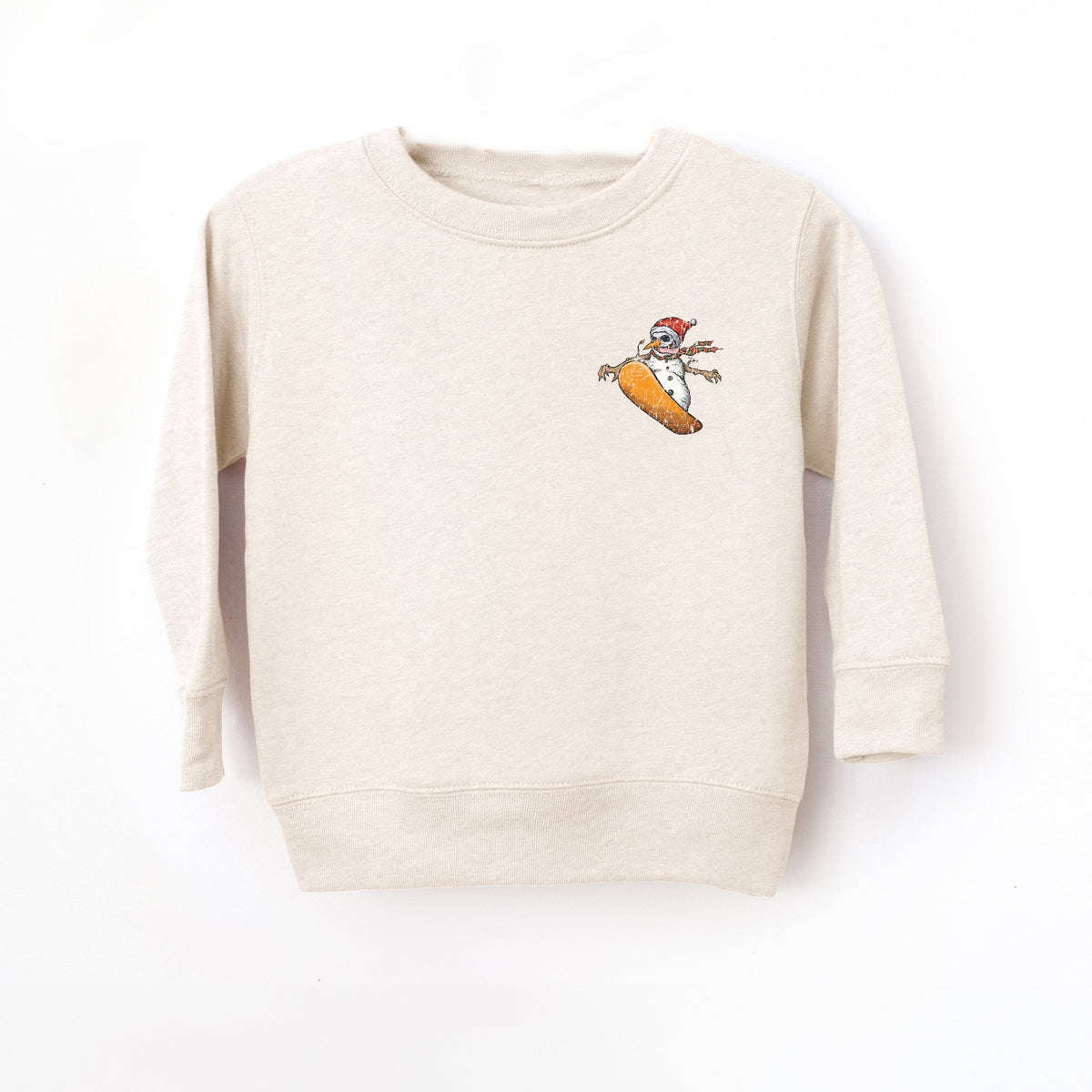 Shred It & Send It Snowman - Toddler Graphic Sweatshirt