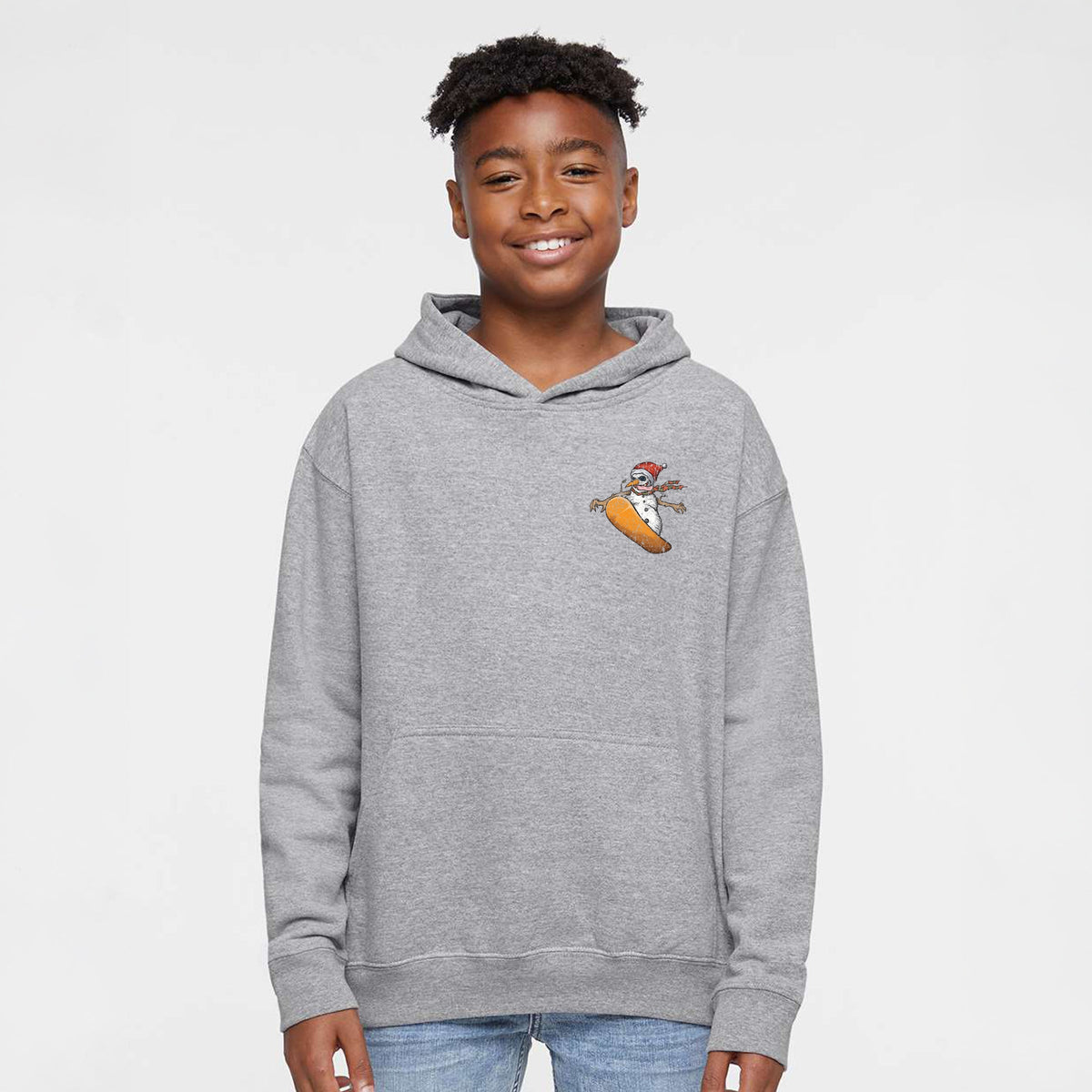 Shred It & Send It Snowman - Youth Graphic Hoodie