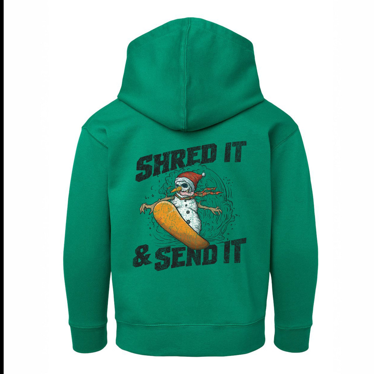 Shred It & Send It Snowman - Youth Graphic Hoodie