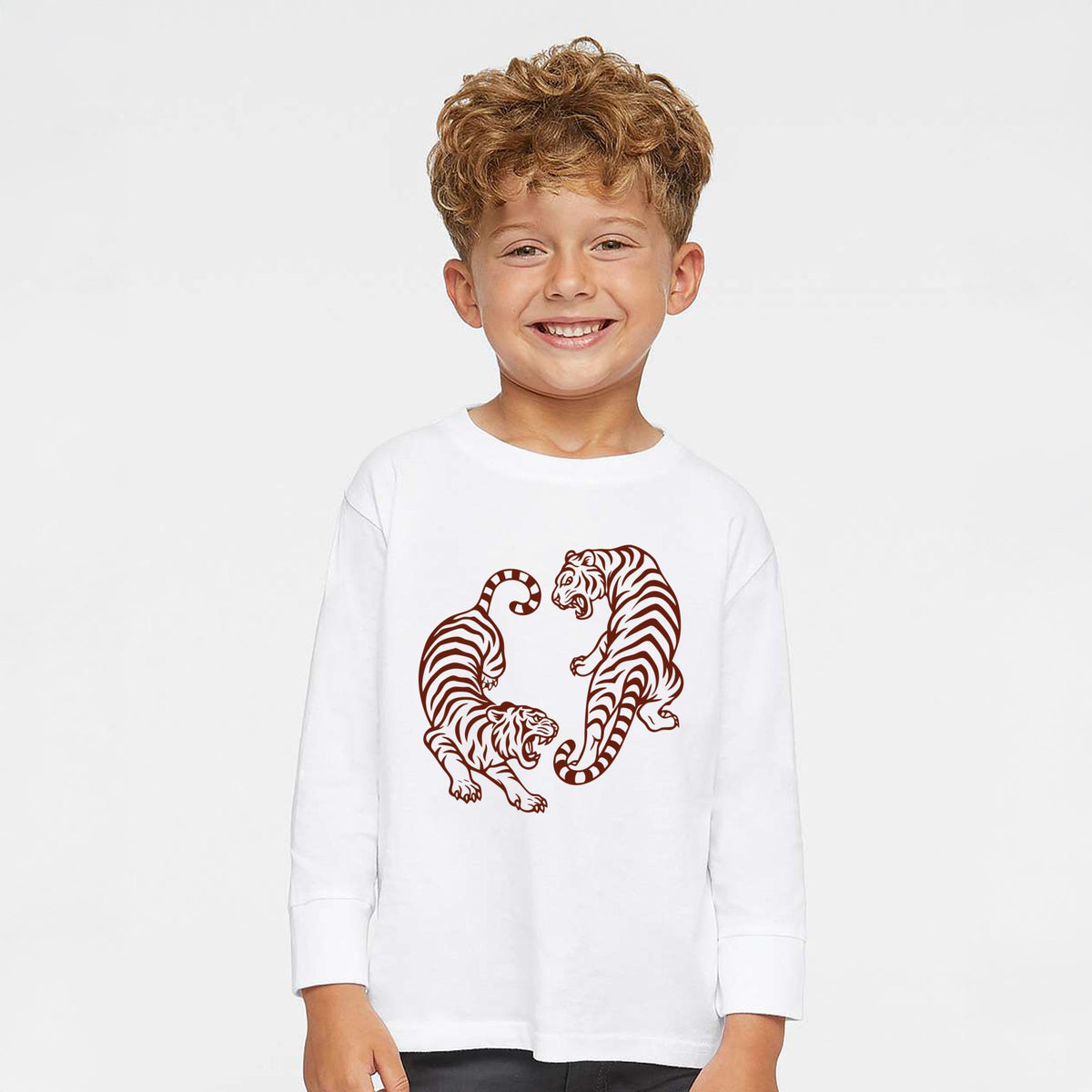 Two Tigers - Toddler Long Sleeve Graphic Tee