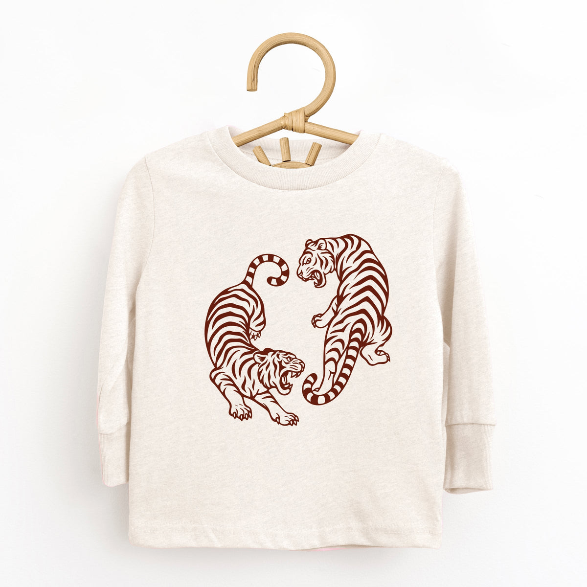 Two Tigers - Toddler Long Sleeve Graphic Tee