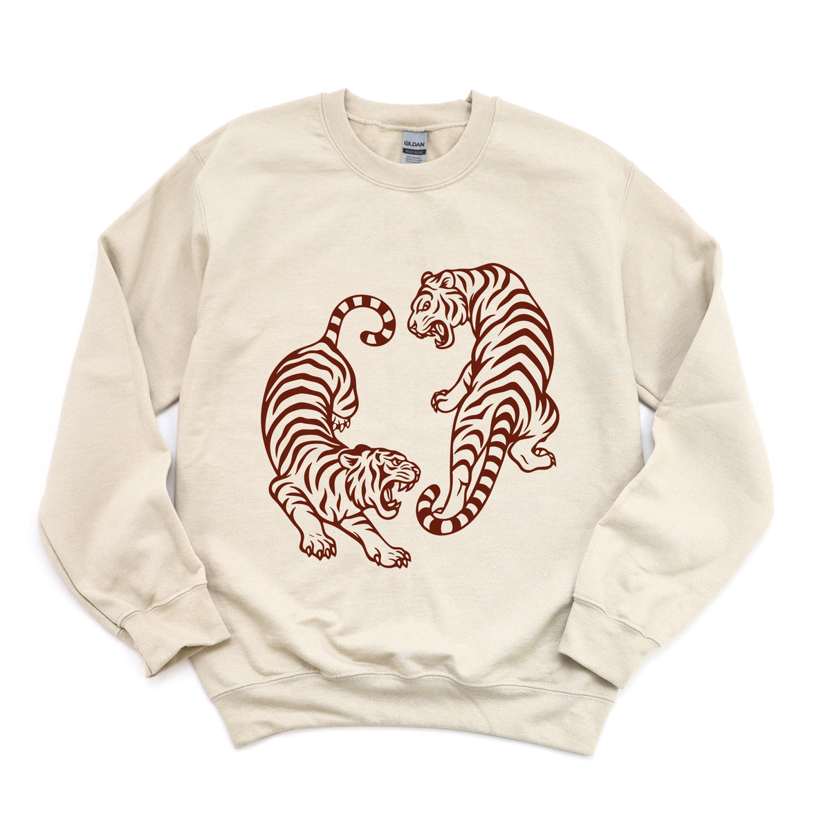 Two Tigers - Women's Graphic Sweatshirt