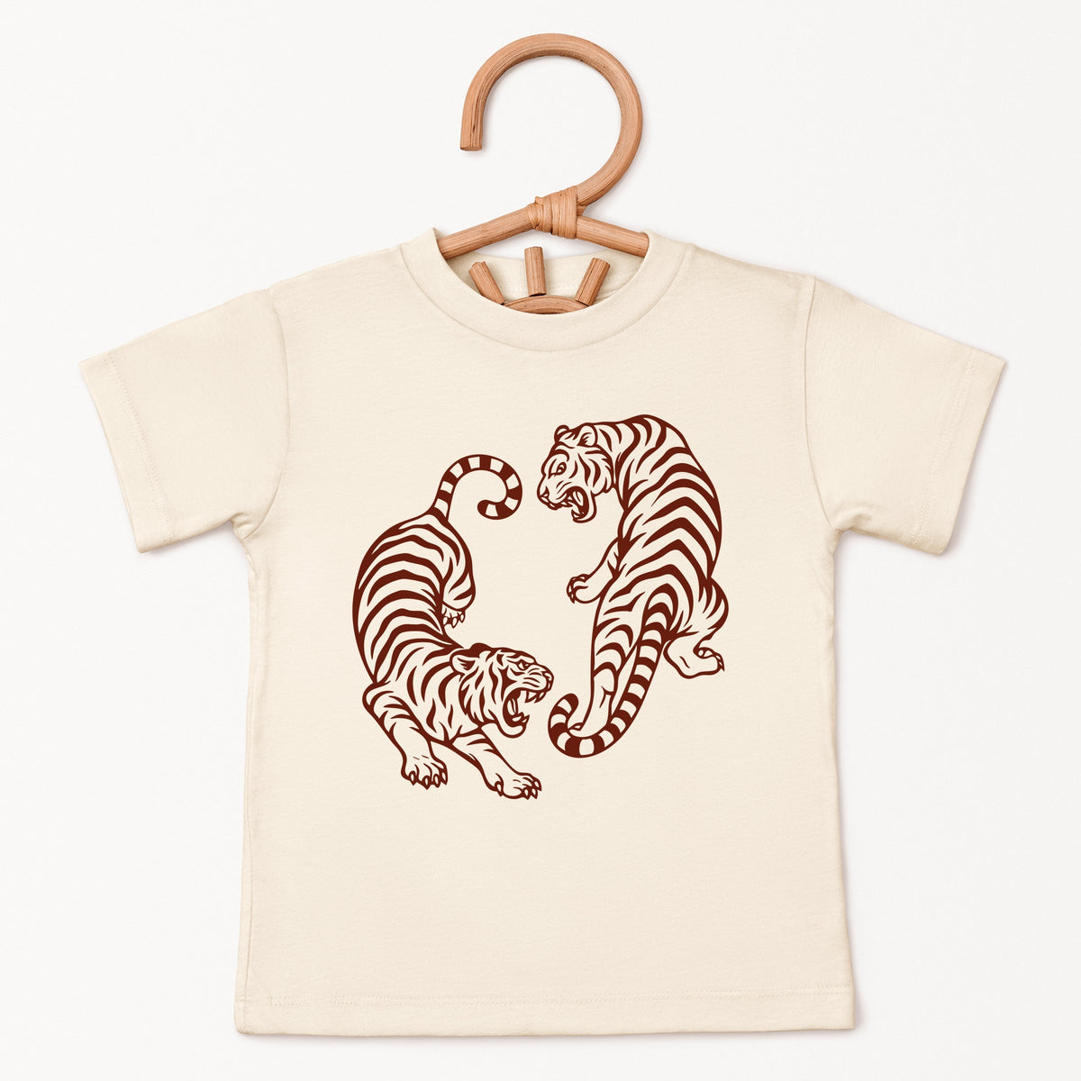Two Tigers - Toddler Short Sleeve Graphic T-Shirt
