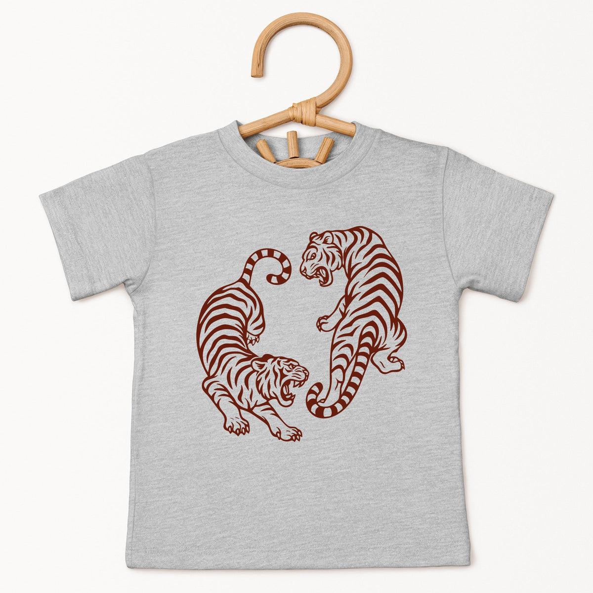 Two Tigers - Toddler Short Sleeve Graphic T-Shirt