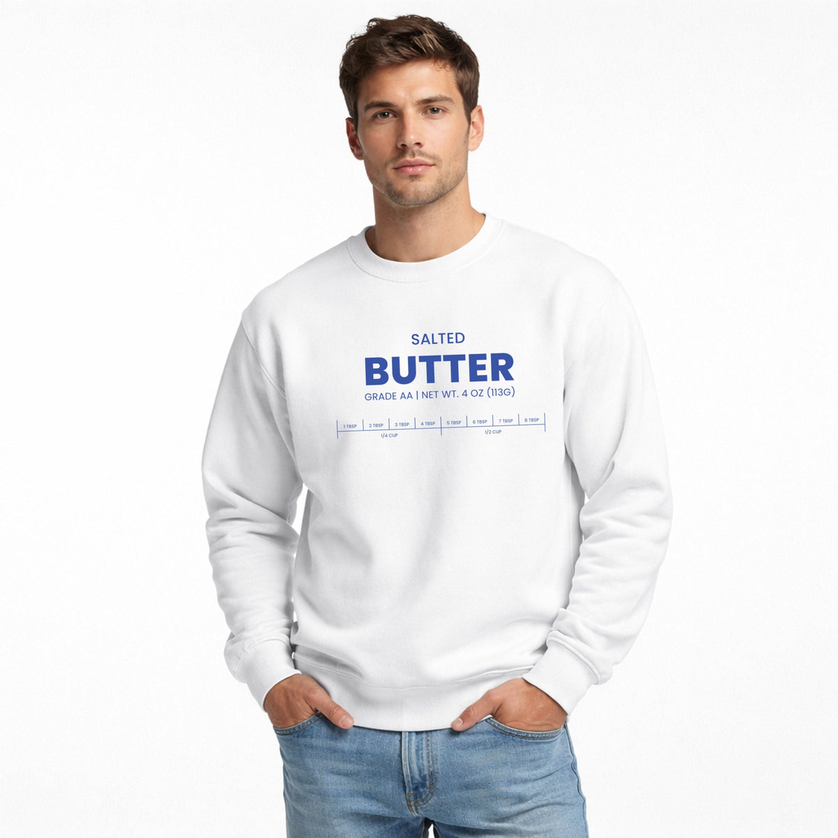 Salted Butter - Men's Graphic Sweatshirt