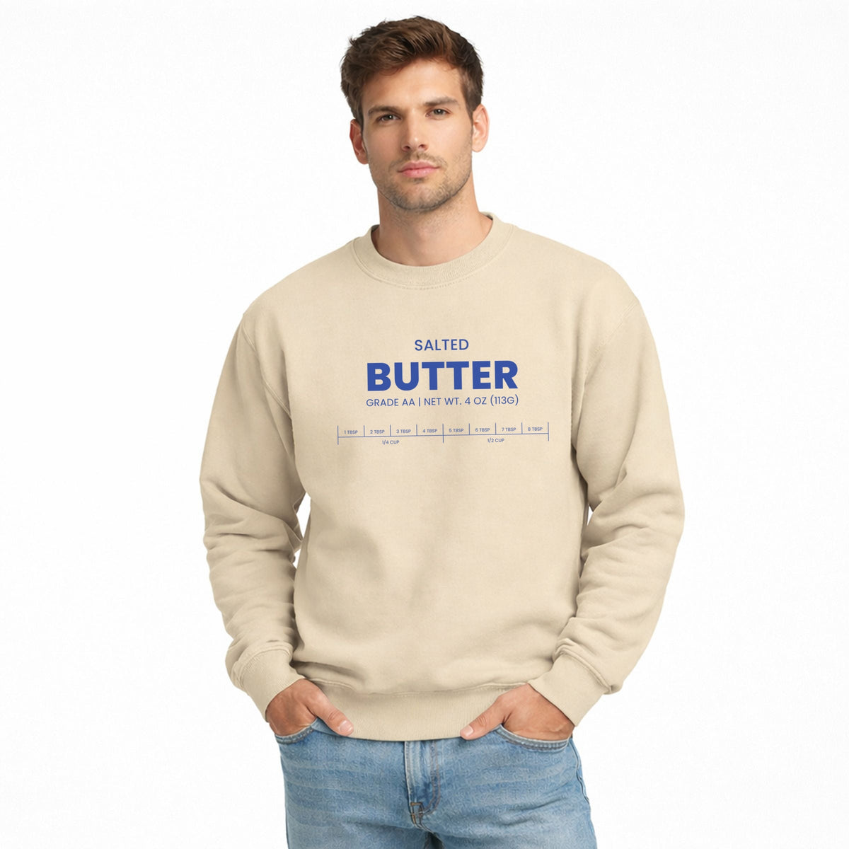 Salted Butter - Men's Graphic Sweatshirt