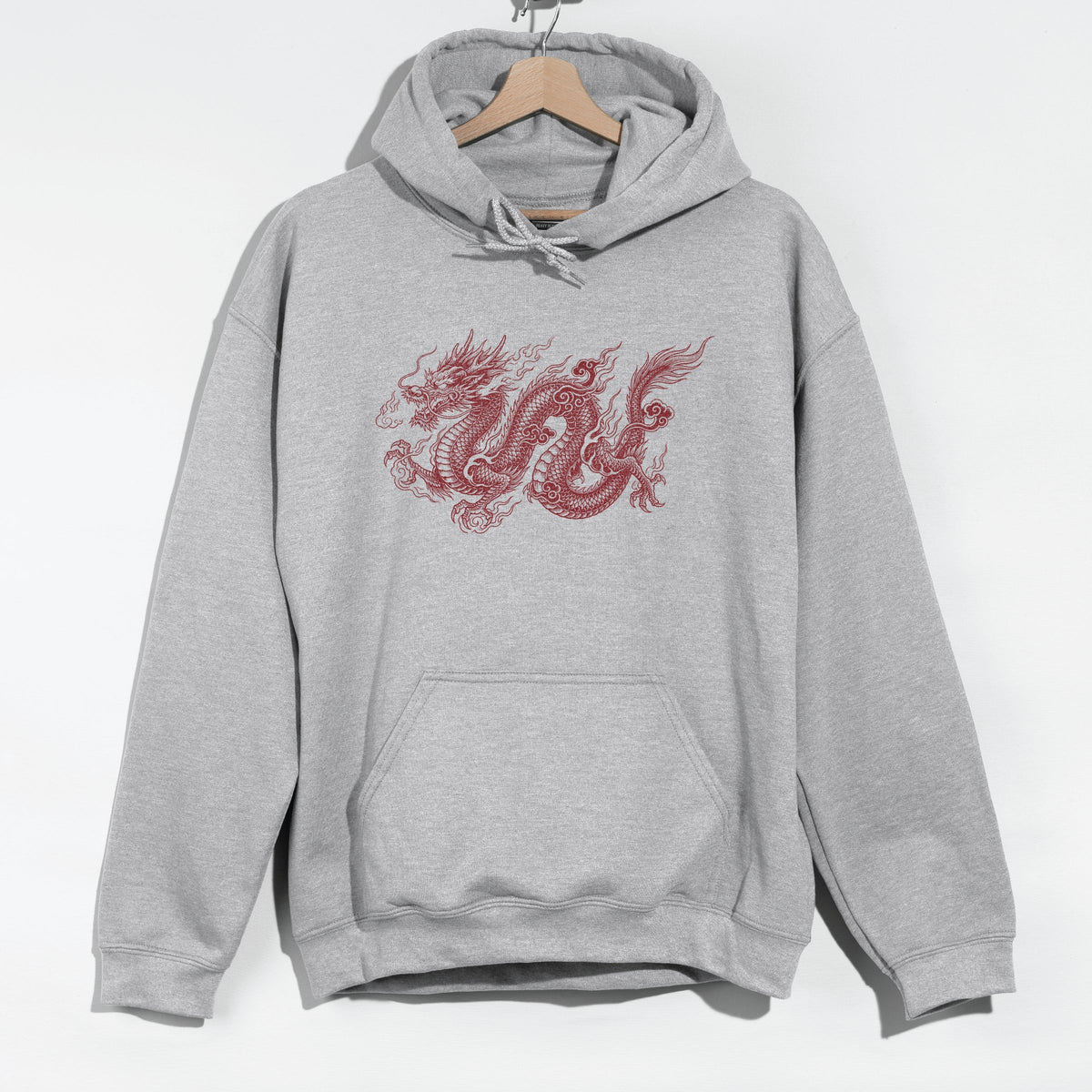 Flaming Dragon - Men's Graphic Hoodie