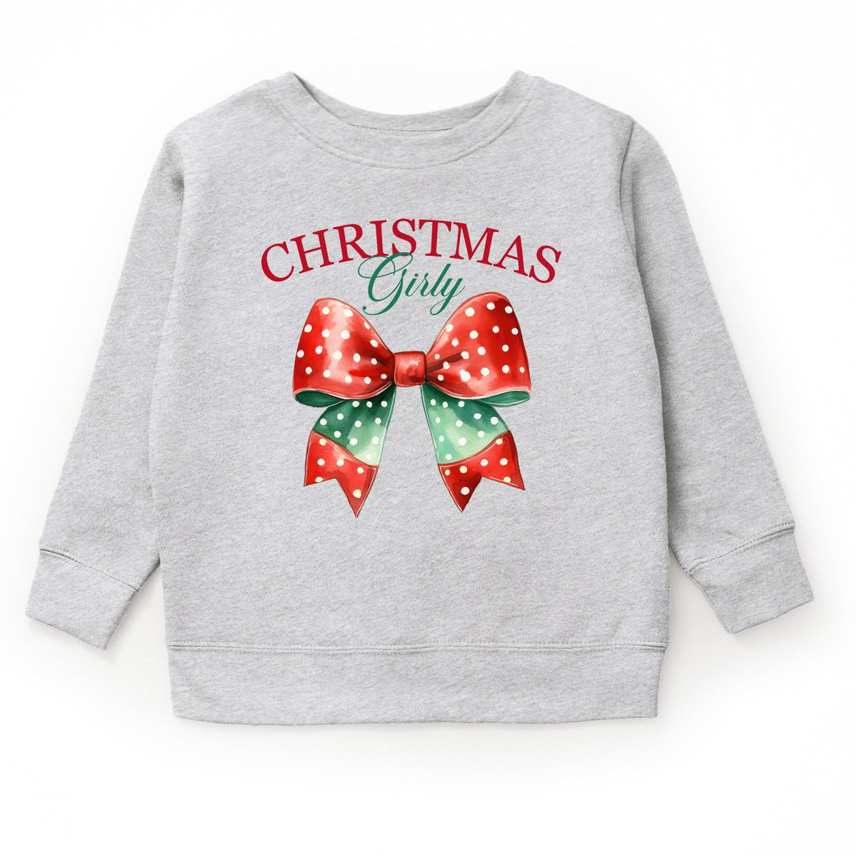 Coquette Christmas Girly - Youth Graphic Sweatshirt